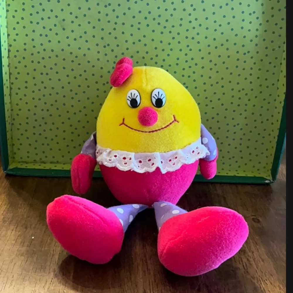 Vintage Papel Egghead Plush